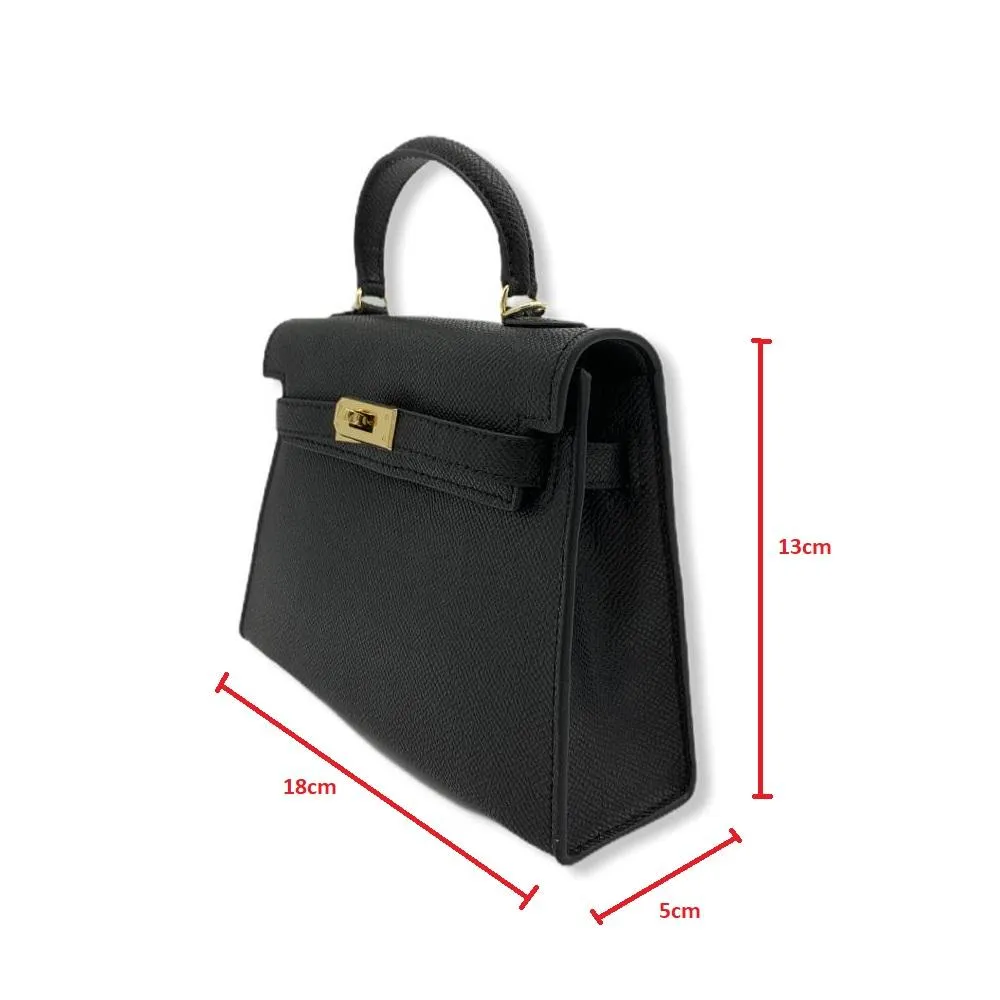 JeHouze Women Girls Leather Satchel Shoulder Bag Strap Sling Mini Crossbody Purse
