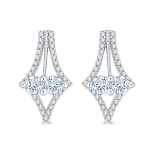 KATARINA Diamond Fashion Earrings (7/8 cttw)