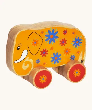 Lanka Kade Elephant Push Along - Yellow Flower