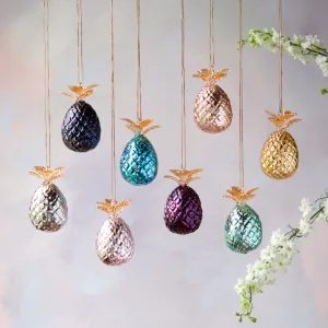 Large Gilded Pineapple Ornament