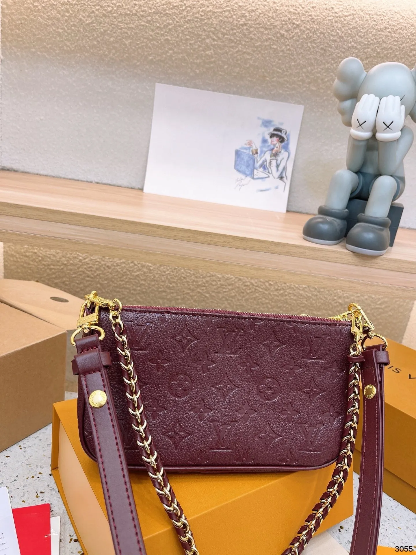 LB898 Multi Pochette Accessoires / 9.8 x 5.7 x 1.8 inches