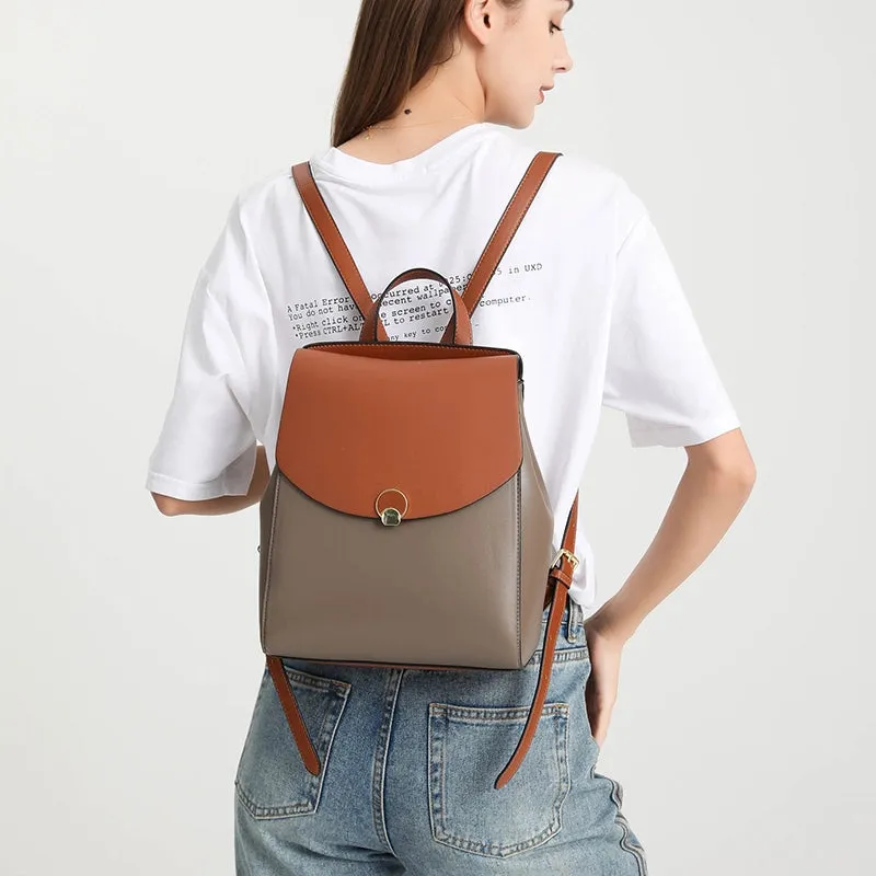 Leather Backpack Purse