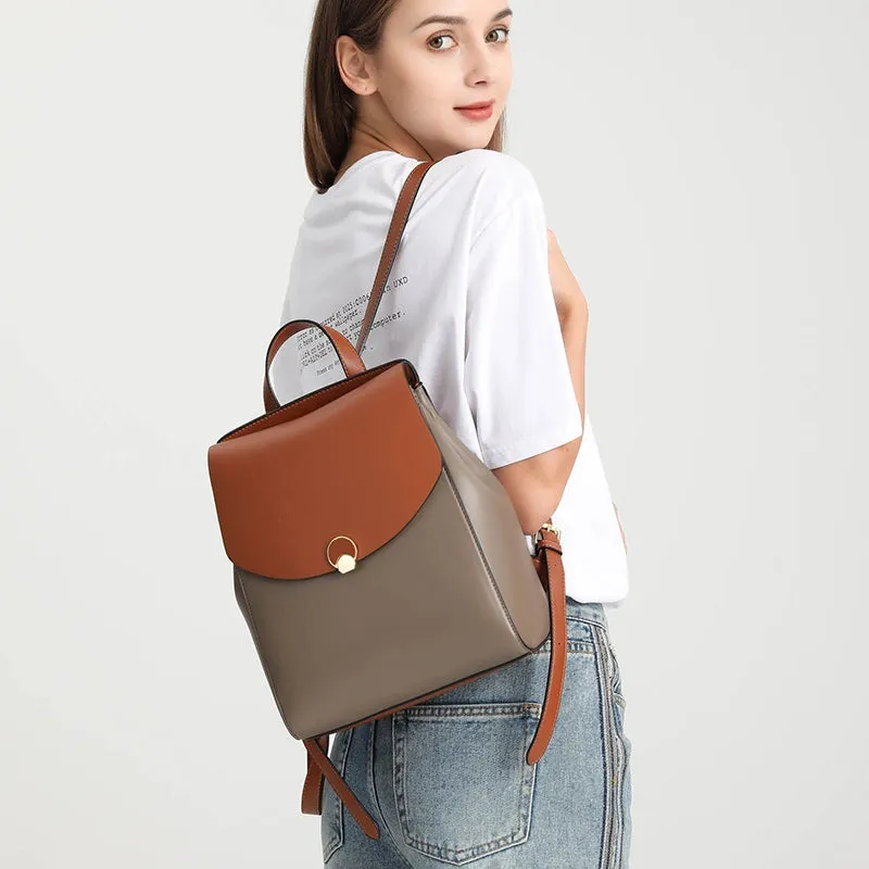 Leather Backpack Purse