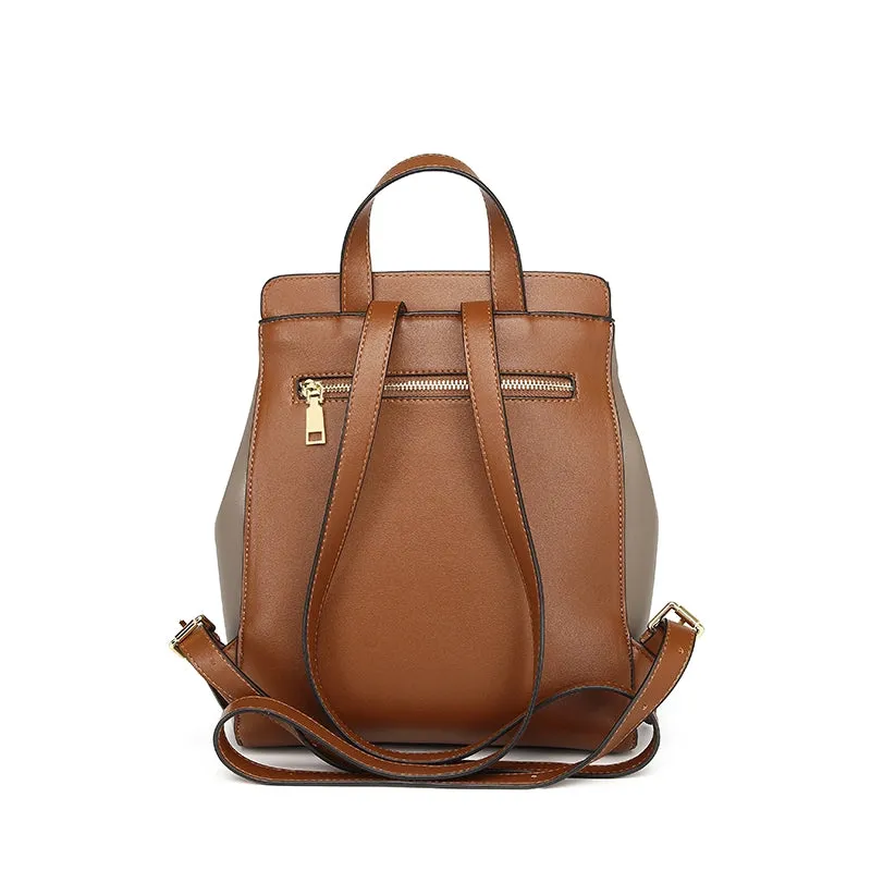 Leather Backpack Purse