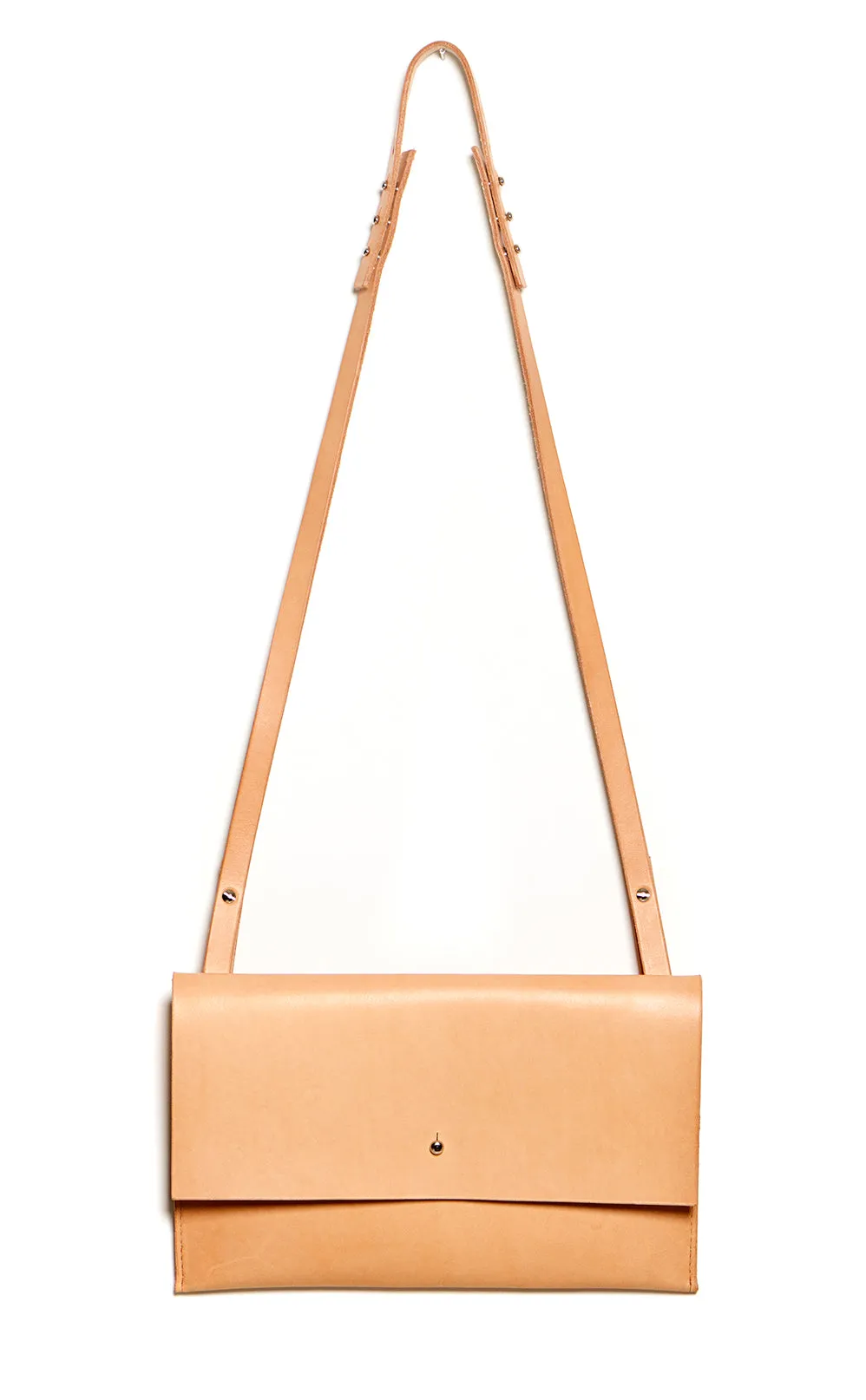 Leather shoulder bag: RIGMOR MEGA (natural)
