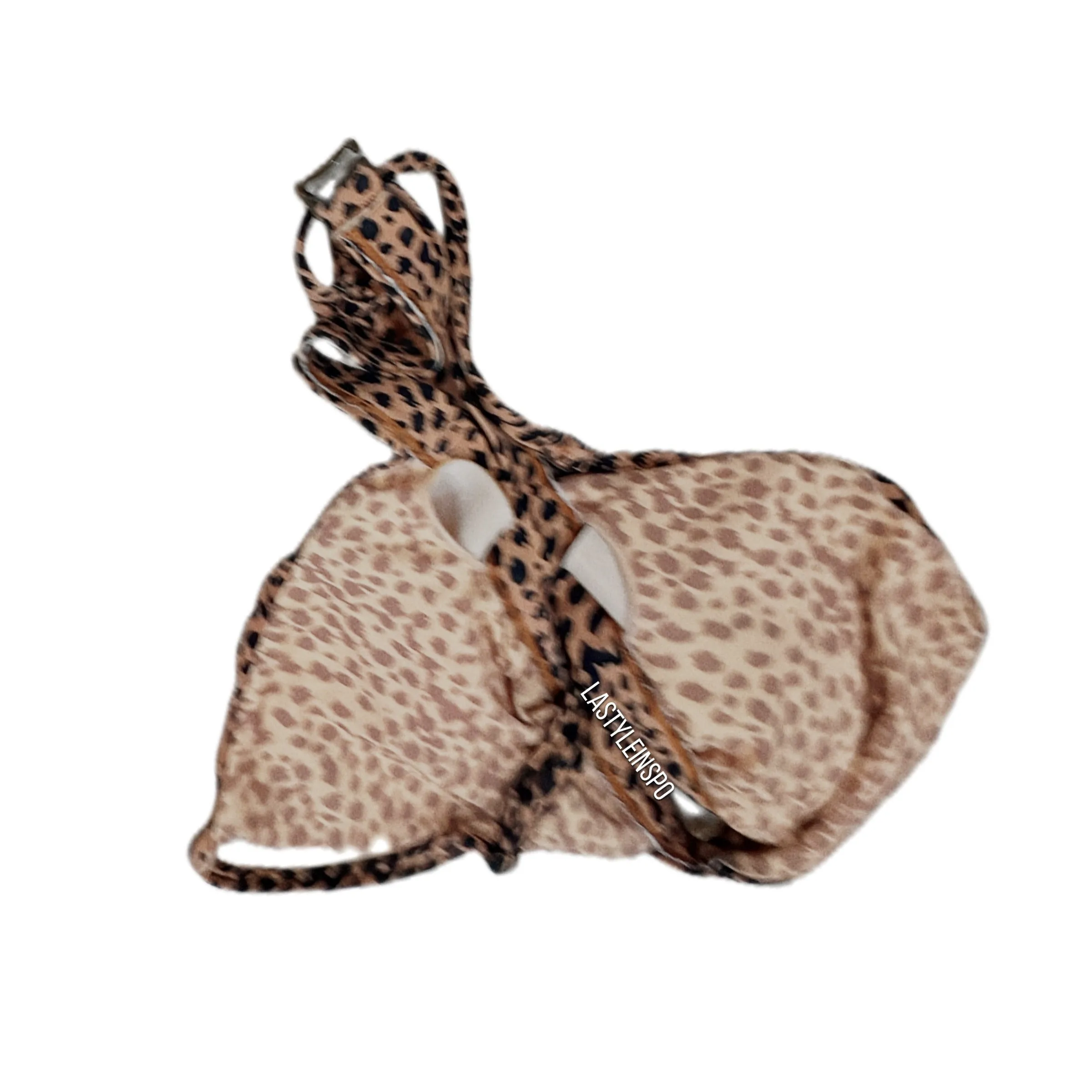 Leopard Top Bikini in Animal Print Size Small