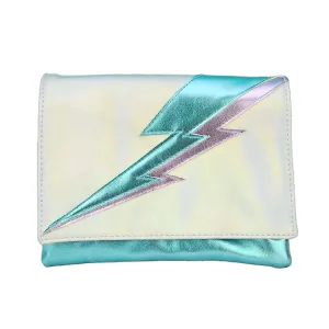 Lightning Bolt Romy Convertible Clutch in Iridescent Dream