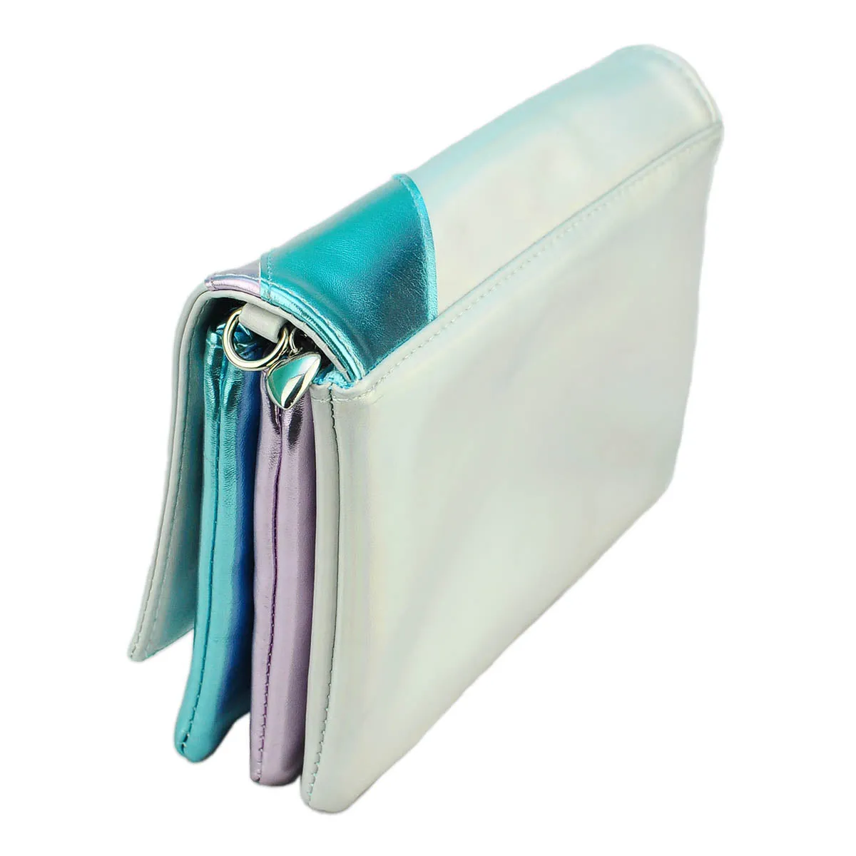 Lightning Bolt Romy Convertible Clutch in Iridescent Dream