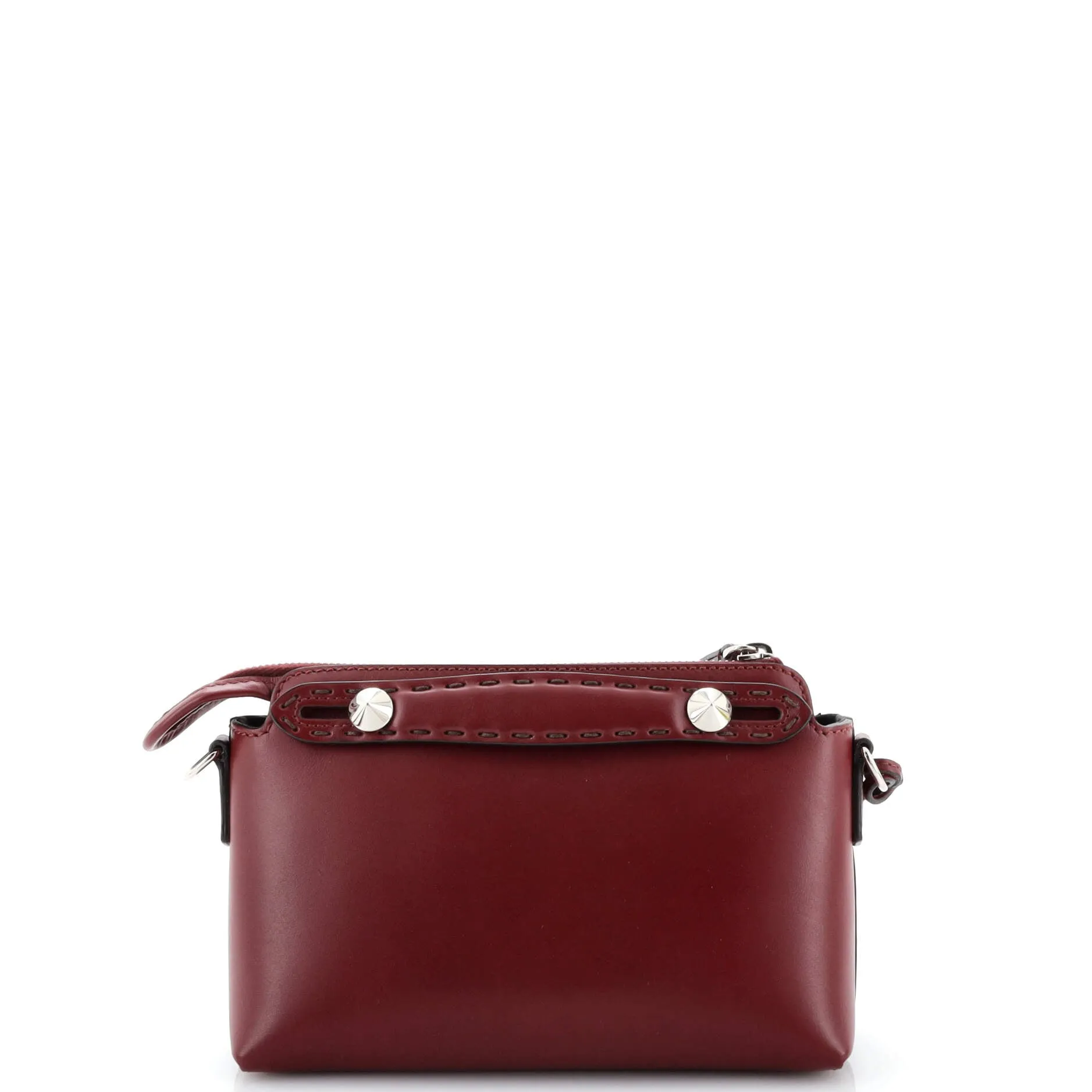 Logo By The Way Satchel Embossed Leather Mini