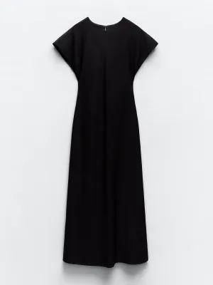 Long crepe dress