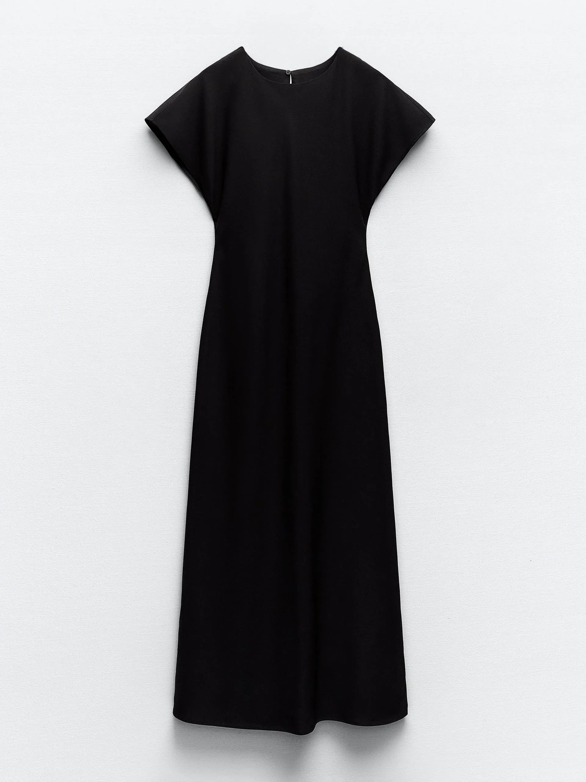 Long crepe dress