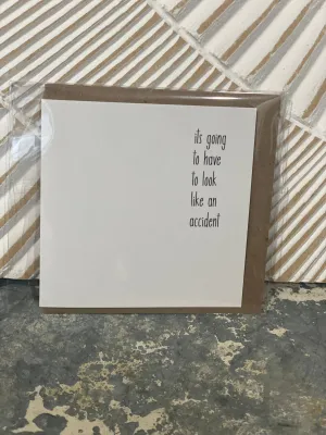 Looks Like an Accident Card Small