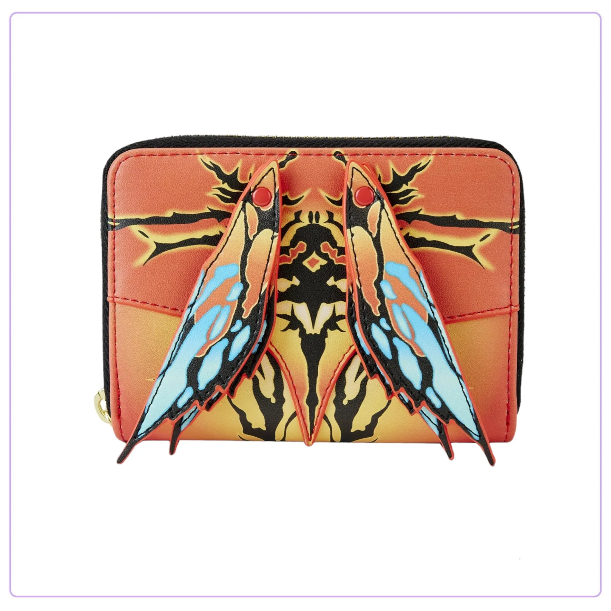 Loungefly Disney Avatar 2 Taruk Banshee Moveable Wings Zip Around Wallet