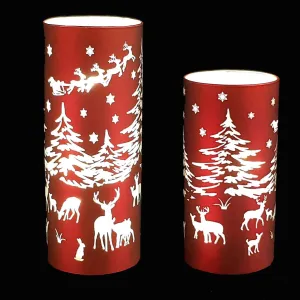 Luxa LED Light Up Snowie Santa Light - Various Sizes