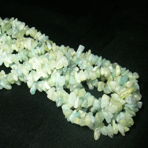 Luxurious Aquamarine, Silver Necklace
