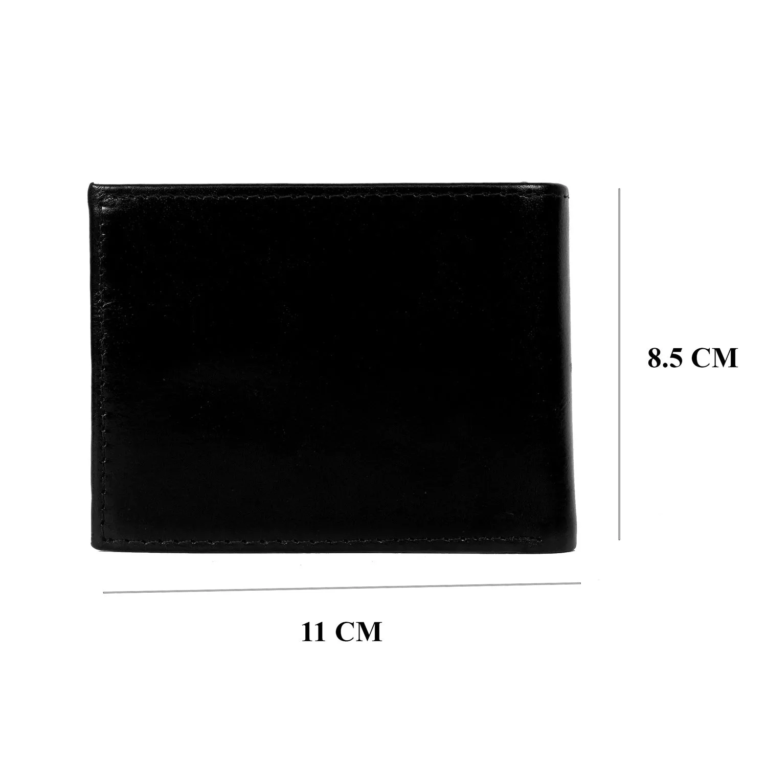 Luxurious Bi-Fold Black Wallet