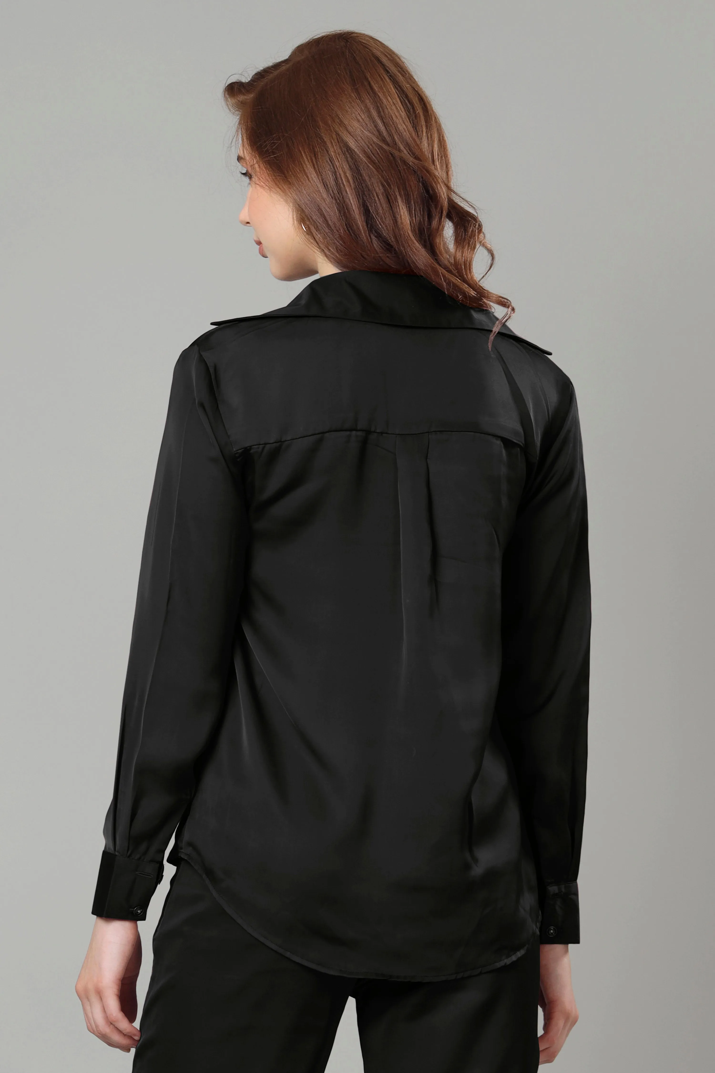 Luxurious Black Shirt For Women
