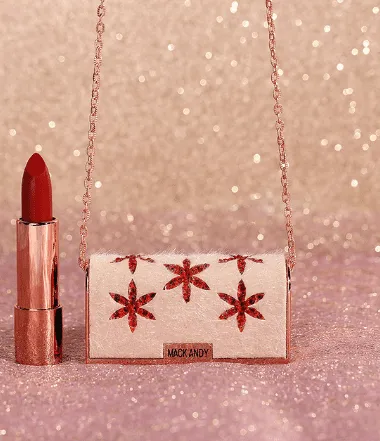 Luxurious Color Fur Chain Lipstick