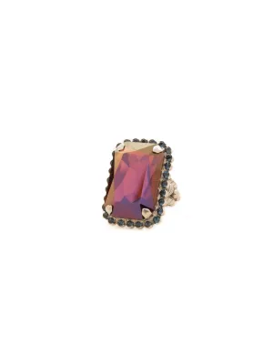 Luxurious Emerald-Cut Cocktail Ring - RBT69ASBBR