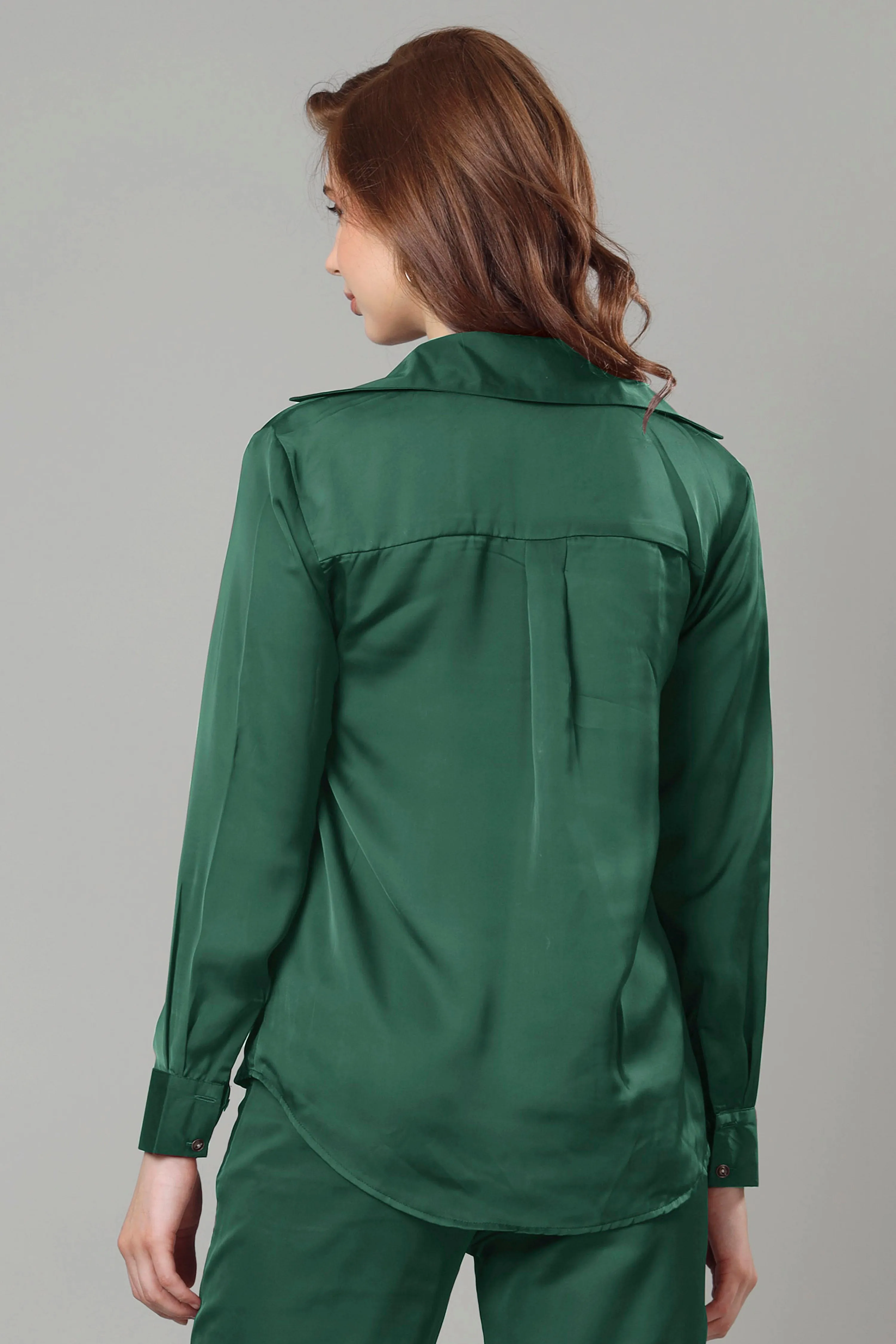 Luxurious Green Shirt For Women