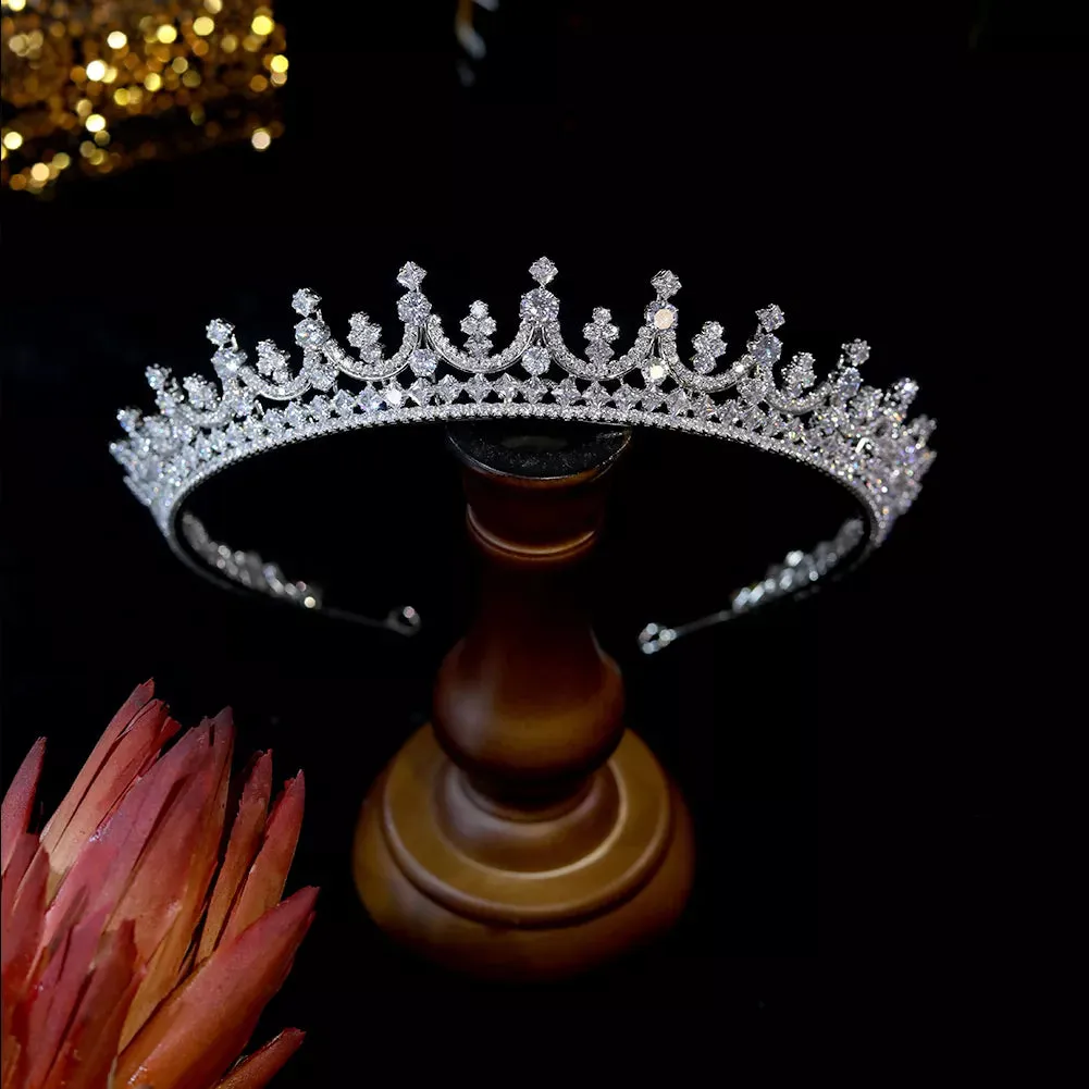 Luxurious Handmade Wedding Crown - Mary
