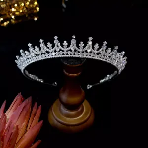 Luxurious Handmade Wedding Crown - Mary