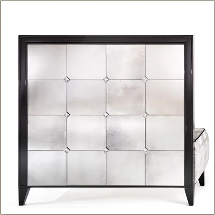 Luxurious Italian Upholstered Fabric Banquette
