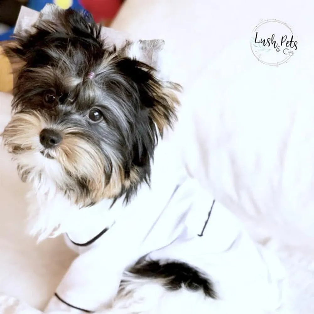 Luxurious Pajamas Black Dog Cat Apparel