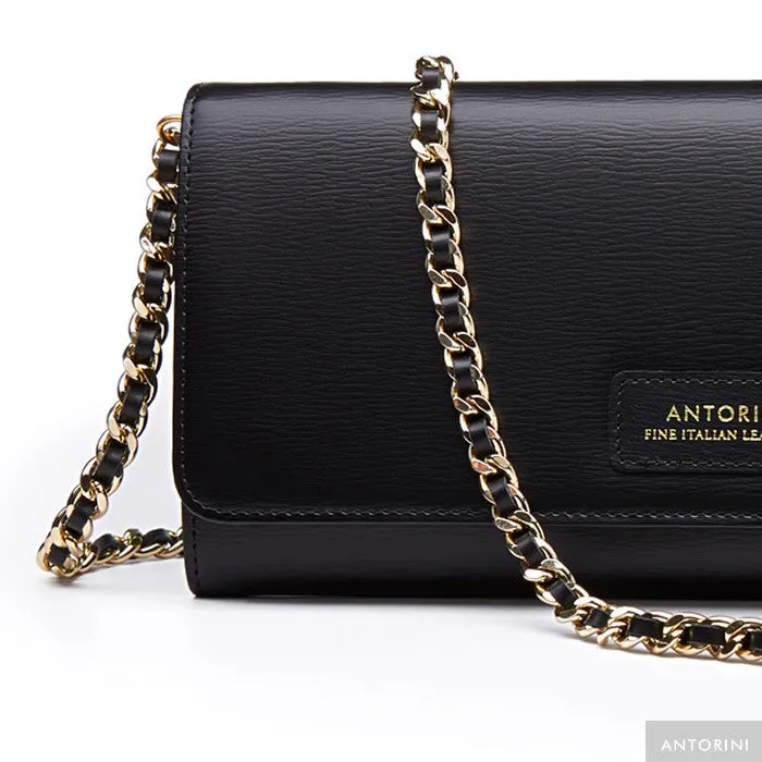 Luxurious Terre Concetta Wallet in Black