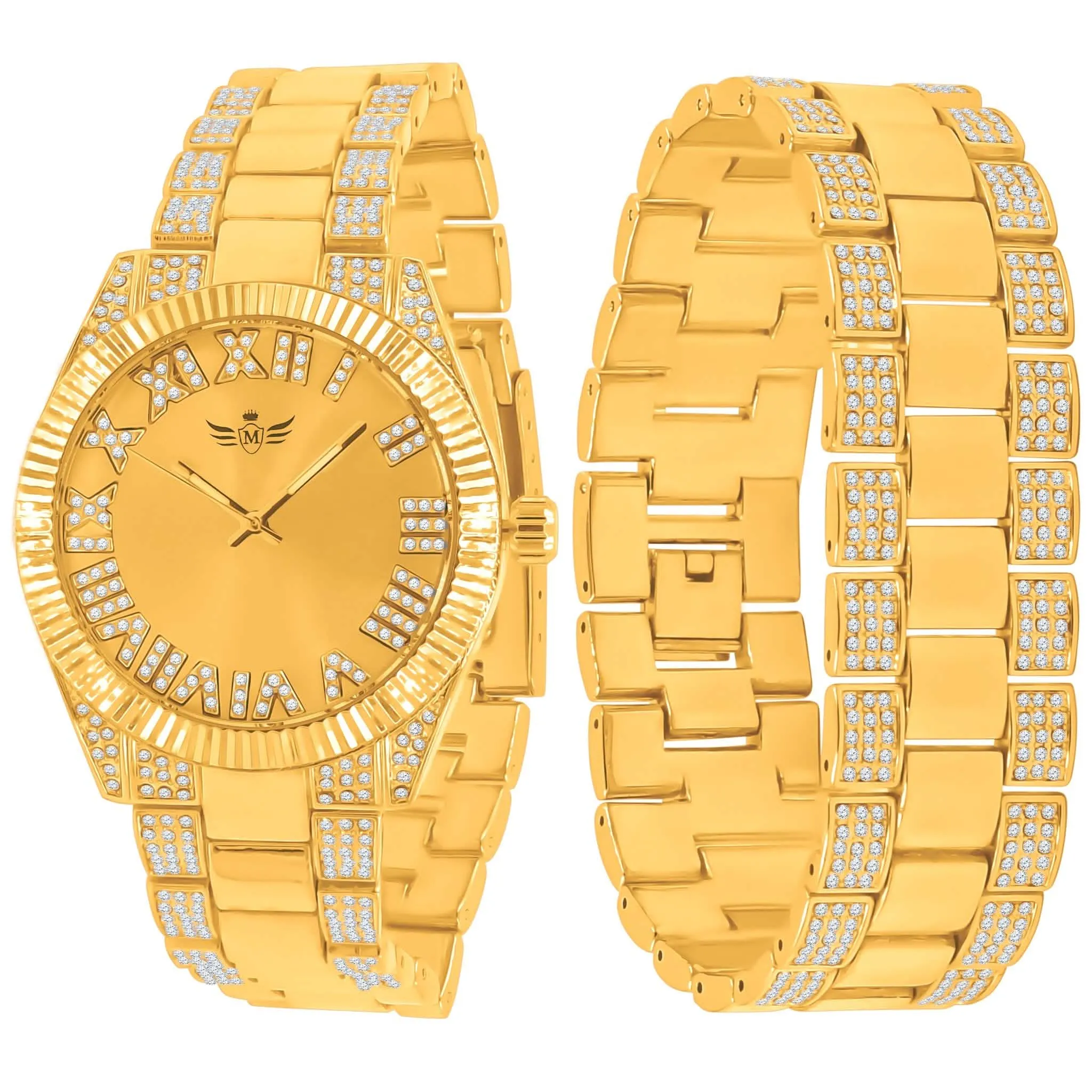 LUXURIOUS WATCH AND BRACELET COMBO