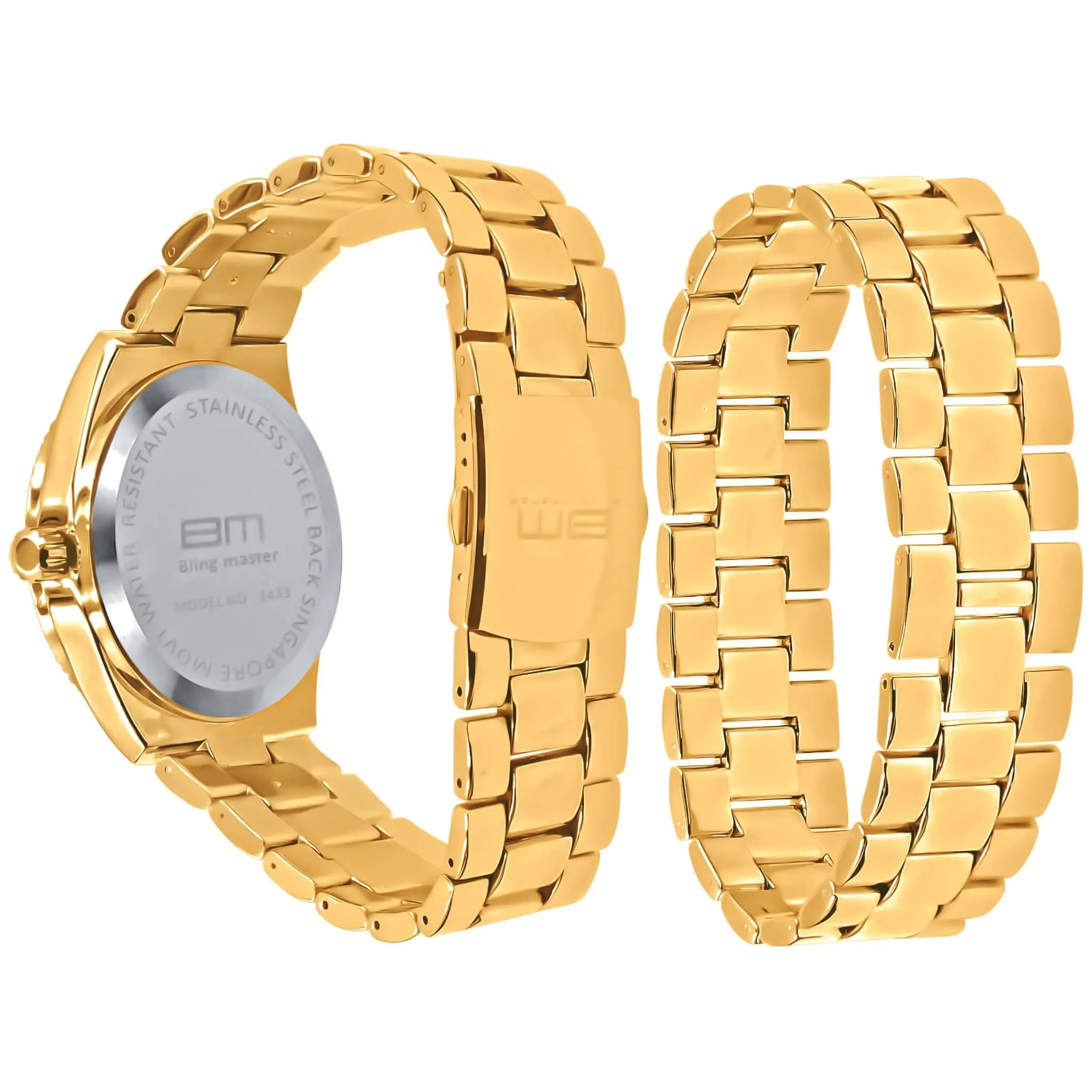 LUXURIOUS WATCH AND BRACELET COMBO