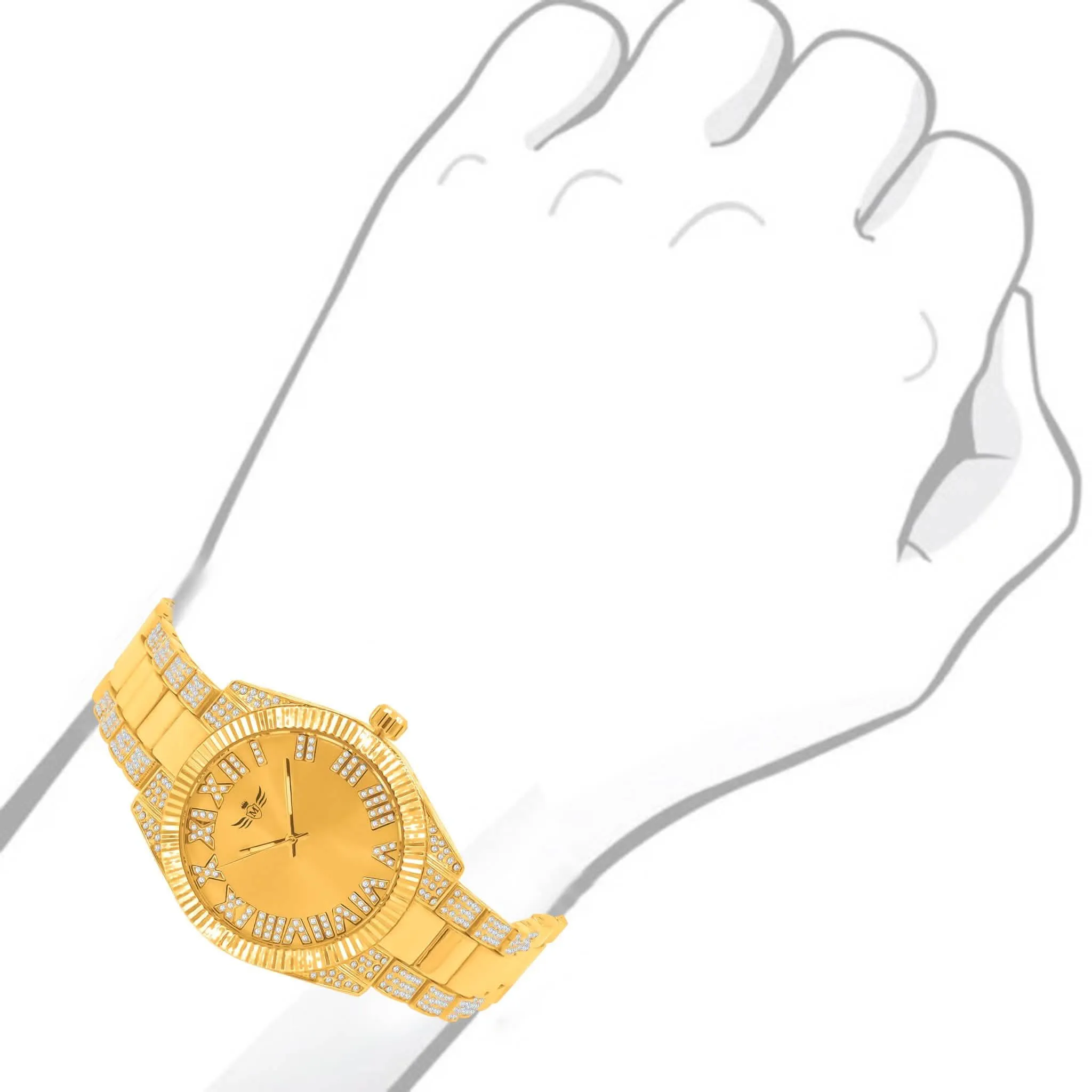 LUXURIOUS WATCH AND BRACELET COMBO