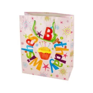 Medium Birthday Wishes Gift Bag ( Case of 96 )