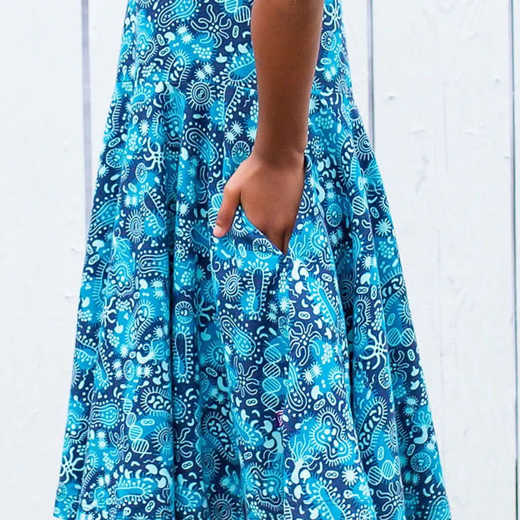 Microbes Super Twirler Dress with Pockets