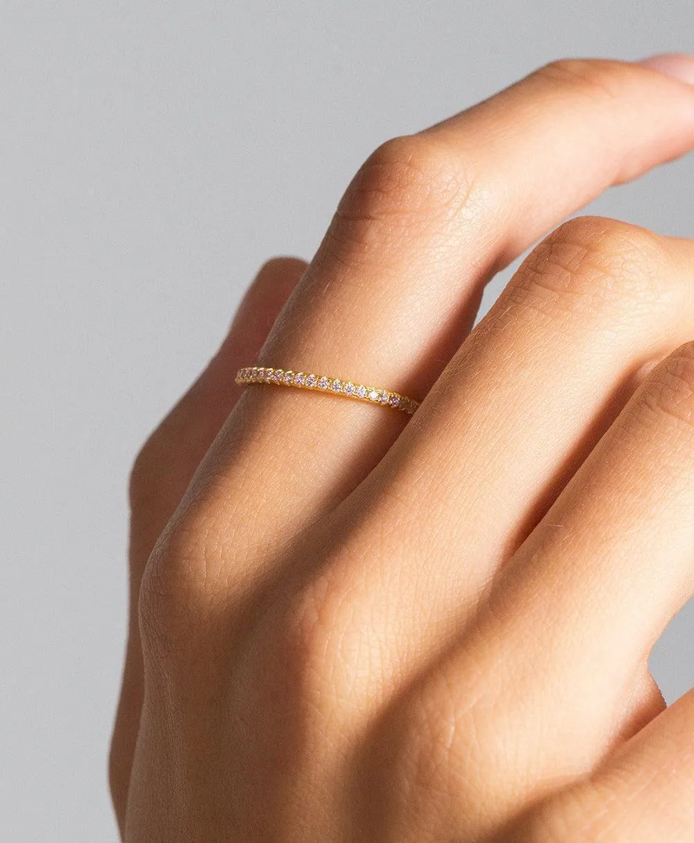 Mila Ring Rose 18ct Gold Plated