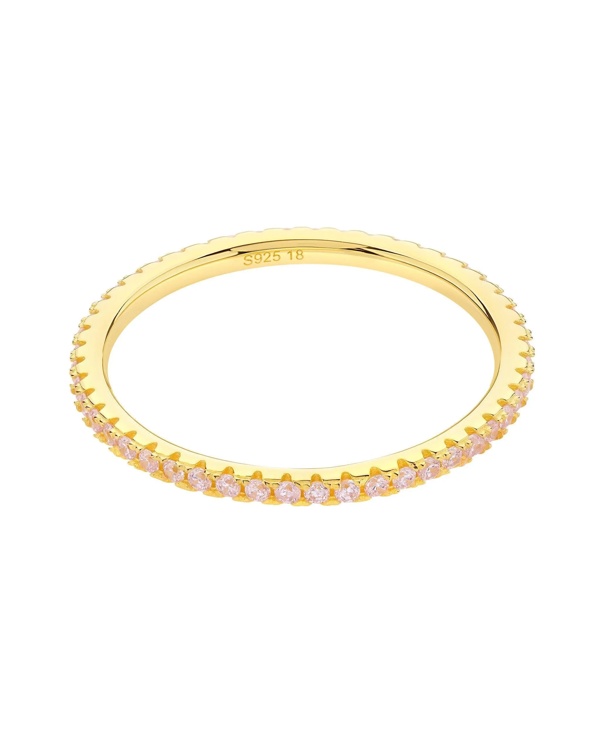 Mila Ring Rose 18ct Gold Plated