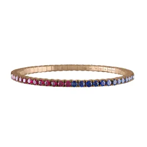 Mozambique Rubies & Blue Sapphires · Duet Bracelets