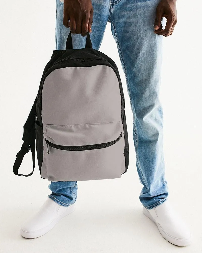 Muted Brown Canvas Backpack | Muted Pale Brown | C30M30Y30K0