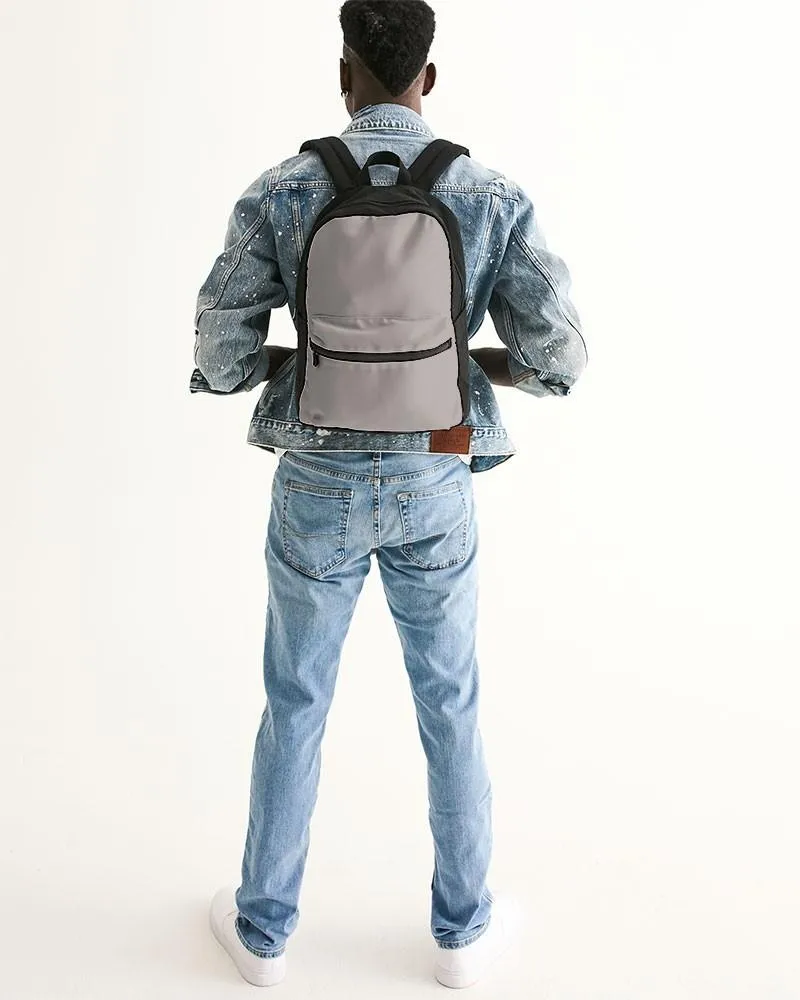 Muted Brown Canvas Backpack | Muted Pale Brown | C30M30Y30K0