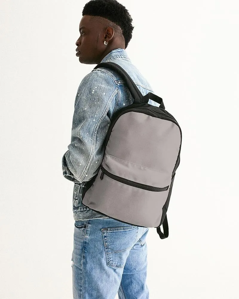 Muted Brown Canvas Backpack | Muted Pale Brown | C30M30Y30K0