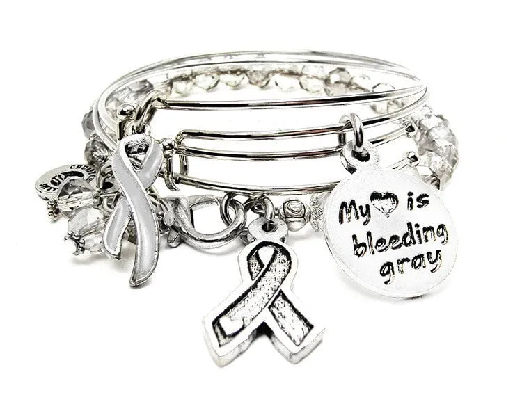 My Heart Is Bleeding Gray Catalog 3 Piece Collection