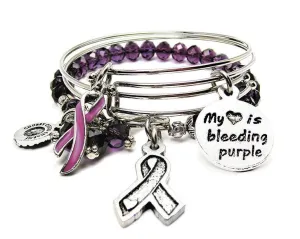 My Heart Is Bleeding Purple Catalog 3 Piece Collection