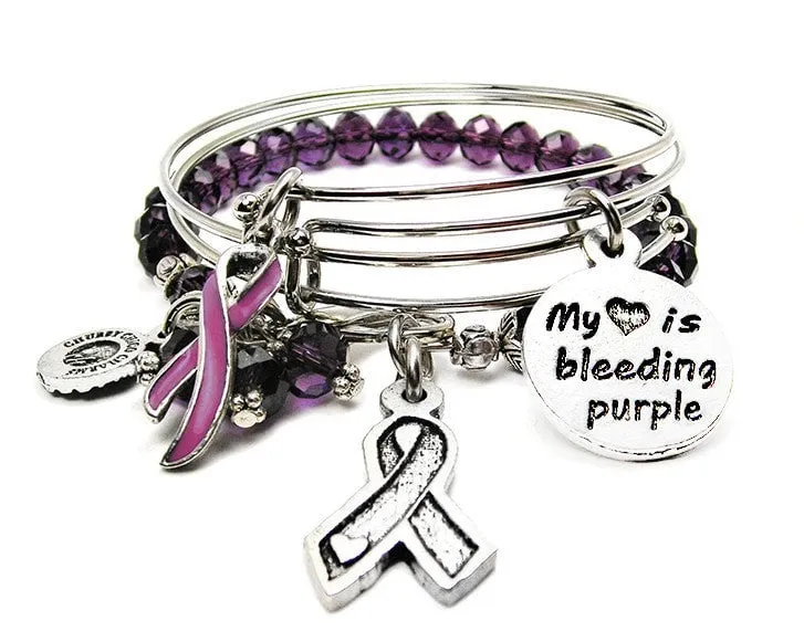 My Heart Is Bleeding Purple Catalog 3 Piece Collection