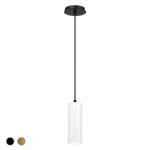Neptune 3 in. LED Pendant Light White finish