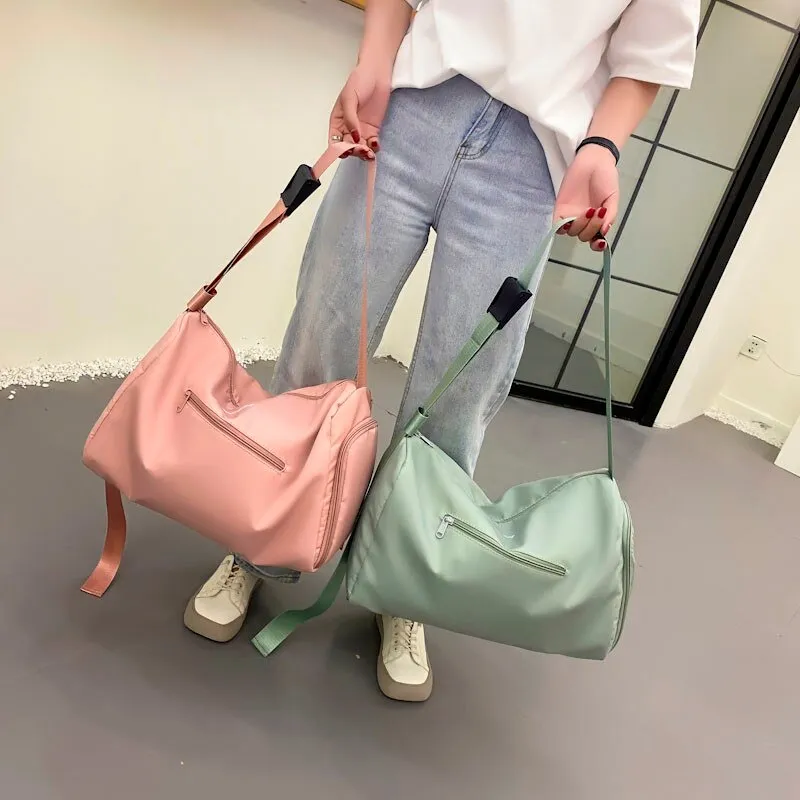 New Women Travel Bag Large Capacity Hand Luggage Duffle Bags Ladies Handbag Sports Gym Pack Fashion Yoga Weekend Shoulder Bags