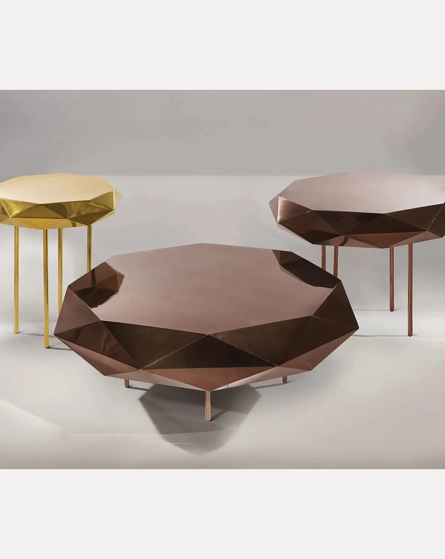 Nika Zupanc Stella Oro Gold Coffee Table Small