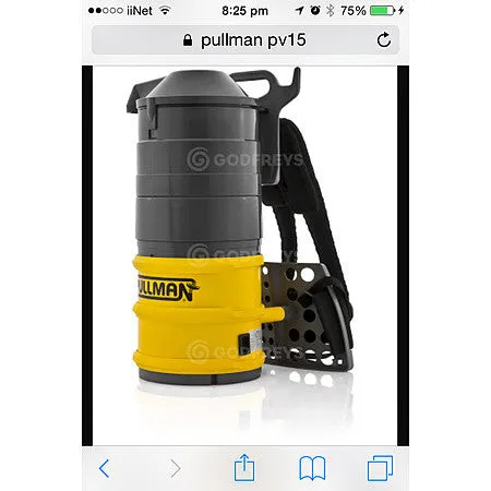 Nilfisk BV1100 Origin and Pullman Backpack Vacuum Cleaner Hose Inlet And Lid