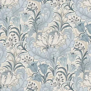 Nouveau - R651061D-Cream - Floral with Acanthus Leaves