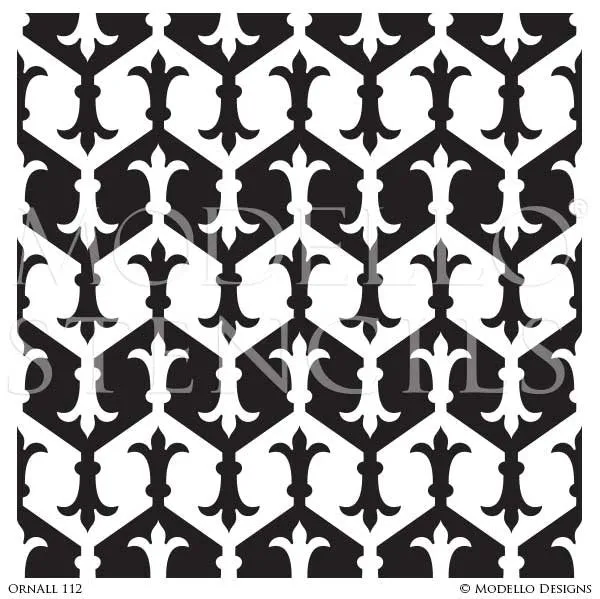 OrnAll112 Custom Vinyl Stencil