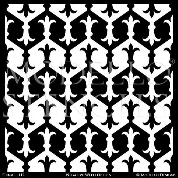 OrnAll112 Custom Vinyl Stencil
